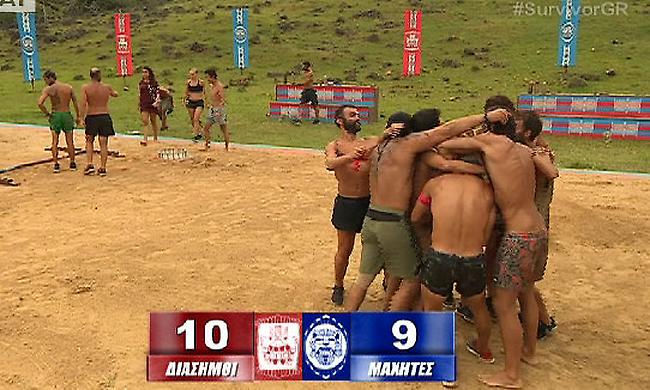 Survivor: Νίκη-θρίλερ στο έπαθλο επικοινωνίας για τους Διάσημους