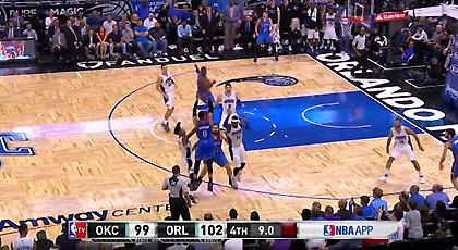 Το τρελό τρίποντο του Γουέστμπρουκ στην κορυφή του Top 10 (video)