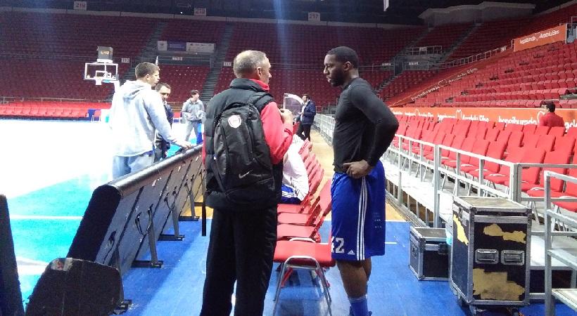 Η προπόνηση του Ολυμπιακού και ο… Ντάνστον (pics & video)