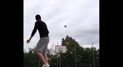 Ποδόσφαιρο + μπάσκετ = μαγεία! (video)