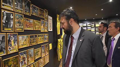 Στο μουσείο μπάσκετ του Άρη ο Βασιλειάδης (pics)