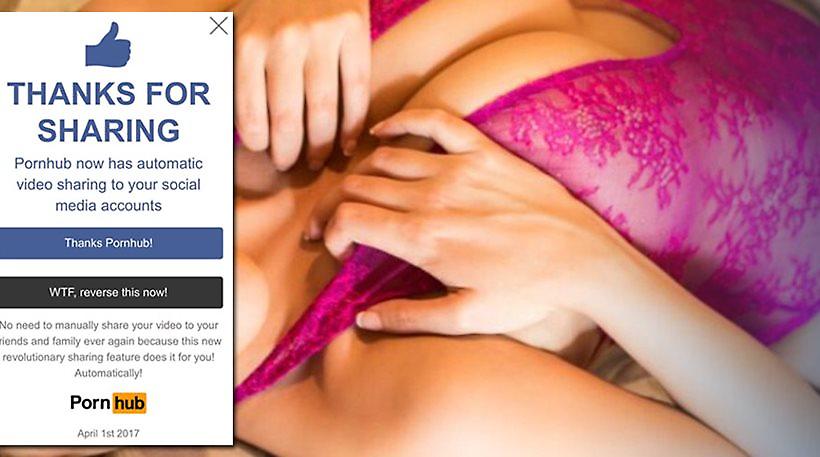 Pornhub: Η απίστευτη φάρσα που «σκάρωσε» στους επισκέπτες του την Πρωταπριλιά!