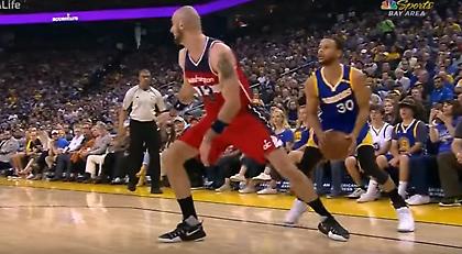 Έκανε χαζό τον Γκορτάτ ο Κάρι (video)