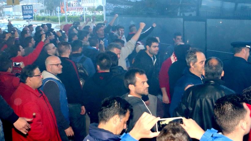 Αποθέωση για Ολυμπιακό στην Κέρκυρα (pics)