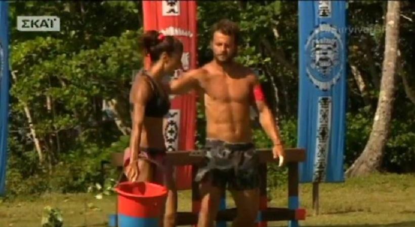 Survivor: Ο Γιώργος Αγγελόπουλος ήταν το μόνο στήριγμα της Ειρήνης Παπαδοπούλου στον αγώνα