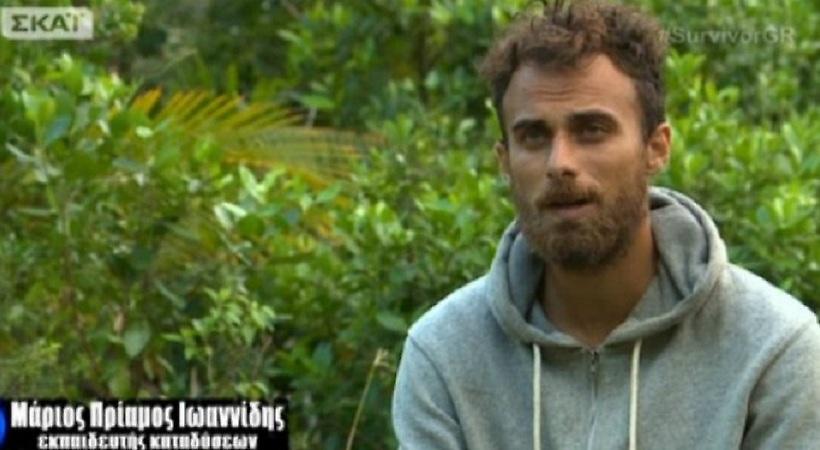 Στην… απομόνωση ο Μάριος Πρίαμος Ιωαννίδης-Θα επιστρέψει στο Survivor;