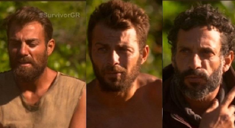 «Survivor»: Αγγελόπουλος – Χανταμπάκης – Χρανιώτης: Έτσι αντέδρασαν μετά την υποψηφιότητα τους!