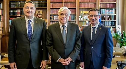 Συνάντηση της ηγεσίας της ETU με Προκόπη Παυλόπουλο