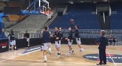 Στο ΟΑΚΑ για προπόνηση η Φενέρ (video)