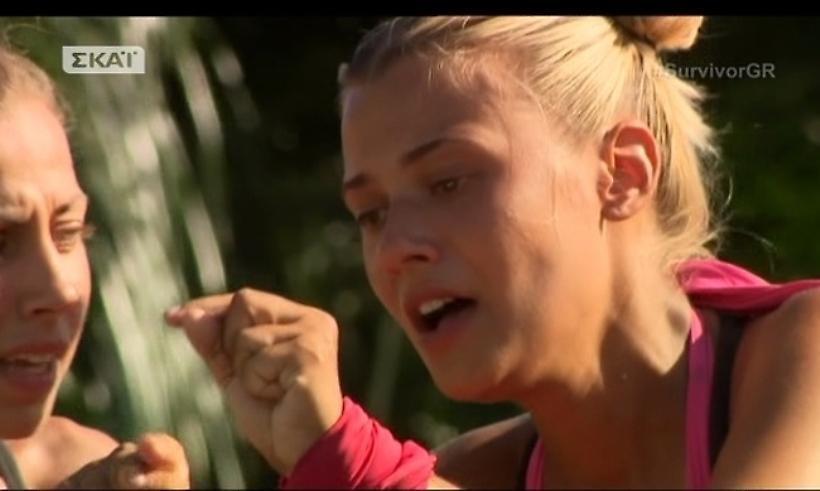 Survivor: Ξέσπασε σε κλάματα η Λάουρα λίγο πριν αγωνιστεί (video)