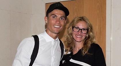 Ο Ρονάλντο με την Τζούλια Ρόμπερτς (pic)