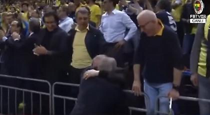 Η αγκαλιά του Ομπράντοβιτς με τον πρόεδρο της Φενέρ (video)