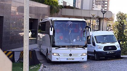 Η στάση του πούλμαν του Παναθηναϊκού στην Ξάνθη (pics)