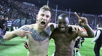 Πάρτι στα αποδυτήρια του ΠΑΟΚ (video)