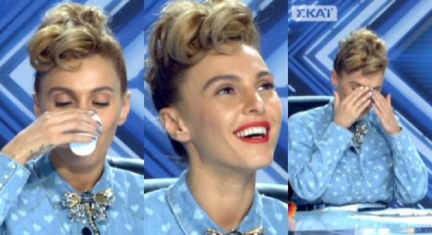 X Factor: Ζαλίστηκε από τη ρακή η Τάμτα! Γέλια στο πλατό από τους κριτές!
