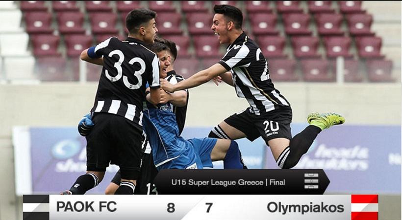 Η παρακάμερα της στέψης της Κ15 του ΠΑΟΚ (video)