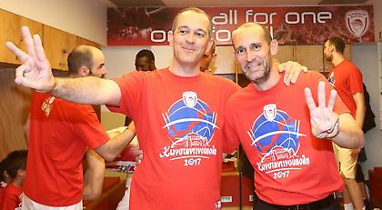 Αγγελόπουλοι στα αποδυτήρια: «Γράψαμε ιστορία. Πάμε να το πάρουμε»