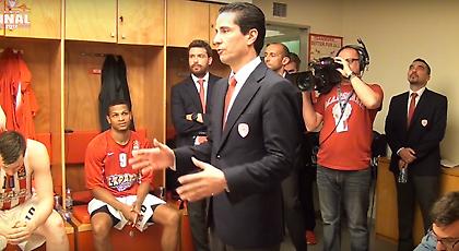 Η ομιλία Σφαιρόπουλου στα αποδυτήρια: «Μπράβο σε όλους, πάμε στην Πόλη να παλέψουμε» (video)