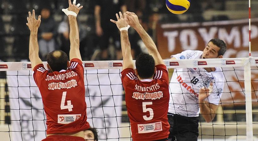 LIVE μετάδοση: ΠΑΟΚ-Ολυμπιακός (3ο σετ)