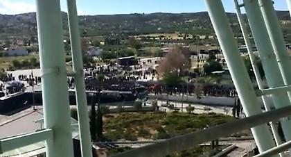 Στο Πανθεσσαλικό Στάδιο οι οπαδοί του ΠΑΟΚ (video)
