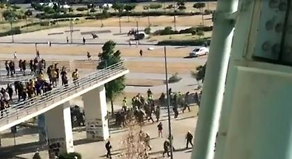 Βίντεο από τα επεισόδια στο Πανθεσσαλικό