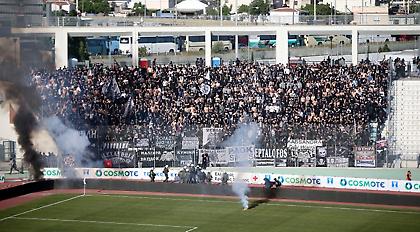 Έλεγχος… για γέλια στο Πανθεσσαλικό: Μπήκαν με φωτοβολίδες και μολότοφ στο γήπεδο οι οπαδοί του ΠΑΟΚ