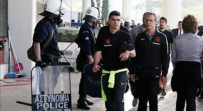 Η άφιξη της ΑΕΚ στο Πανθεσσαλικό (pics)