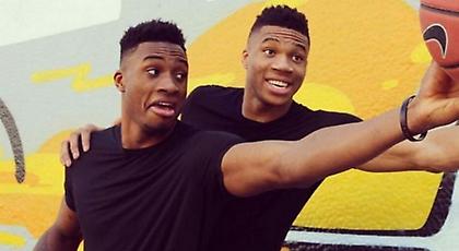 Στο πλευρό του Θανάση ο Γιάννης Αντετοκούνμπο