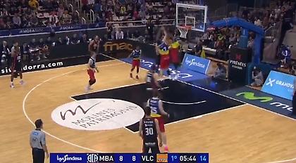 Τα highlights του Θανάση Αντετοκούνμπο κόντρα στη Βαλένθια (video)