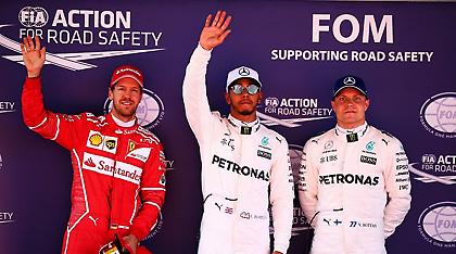 Pole position για Χάμιλτον