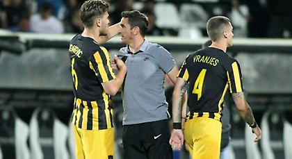 Αντρίκεια νίκη της ΑΕΚ με το 4-3-3 του Μανόλο