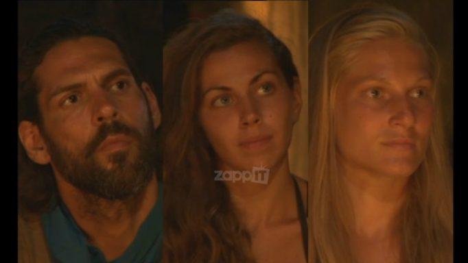Survivor: Υποψήφιοι προς αποχώρηση Γιάννης Σπαλιάρας, Ελισάβετ Αϊνατζιόγλου και Σάρα Εσκενάζι!