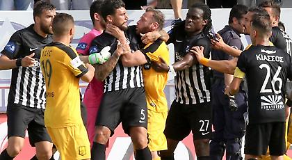 «Καμπάνα» σε Μπούρμπο-Παντίδο για τον καυγά τους στο ΟΦΗ-Άρης