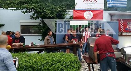 Στήνουν εξέδρα στα Μικρολίμανο οι φίλαθλοι του Ολυμπιακού (pics)