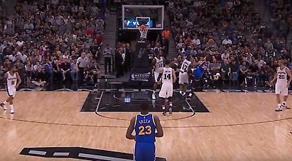 Το ακροβατικό καλάθι του Κάρι στην πρώτη θέση του Top 5 (video)