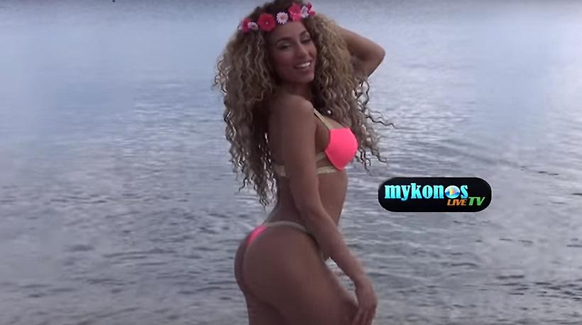 Η Αναστασία Γιούσεφ έκανε... χαμό στη Μύκονο (video)