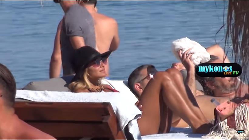 Πόλος έλξης στην Μύκονο η Σόφη Πασχάλη (video)