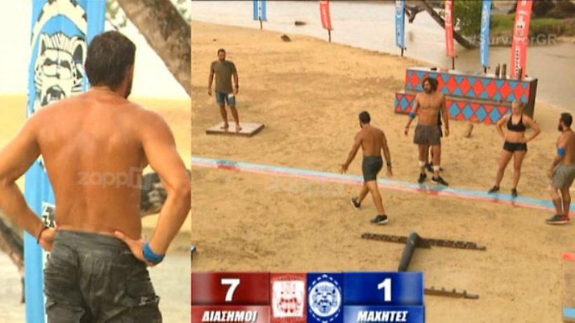 Survivor: Εκτός εαυτού ο Κωνσταντίνος Βασάλος! Τους έβρισε και έριχνε μπουνιές στο νερό! (video)