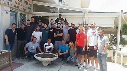 Αποχαιρετιστήριο τραπέζι Πρίφτη στους παίκτες του Άρη (pics)