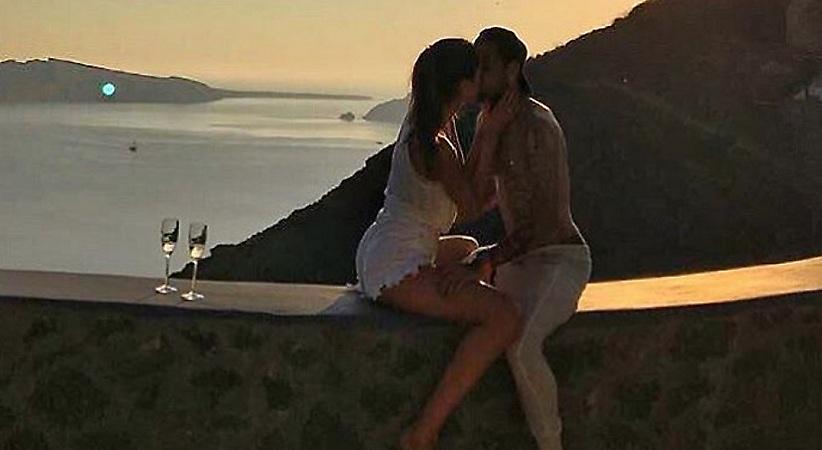 Ερωτευμένος και κεφάτος στη Σαντορίνη ο Ντάνι Άλβες (pics)