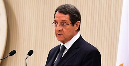 Αναστασιάδης: Δεν υπάρχει θέση για απειλές στις διαπραγματεύσεις