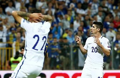 Τα στιγμιότυπα από την ισοπαλία της Ελλάδας στη Βοσνία (video)