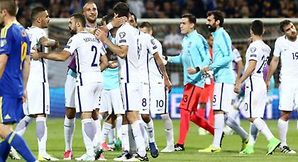 Η πανηγυρική φωτογραφία της Εθνικής από το αεροπλάνο (pic)