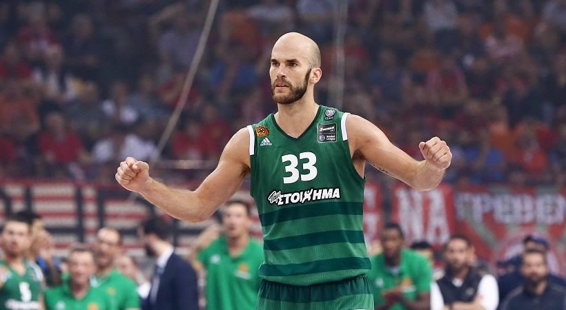 Πάρτι των παικτών του Παναθηναϊκού στα αποδυτήρια του ΣΕΦ (video)