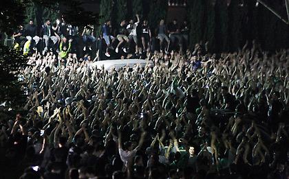 Έφτασε στο ΟΑΚΑ ο Παναθηναϊκός!