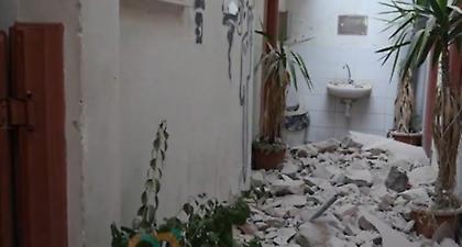 Νέο βίντεο από τις ζημιές που προκάλεσε ο σεισμός στη Λέσβο