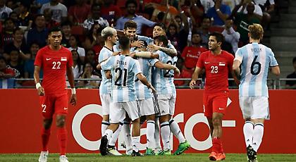 Έπαιξε με πέντε επιθετικούς και έβαλε έξι γκολ η Αργεντινή! (video)