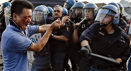 Ιταλία: Σοβαρά επεισόδια έξω από την Γερουσία