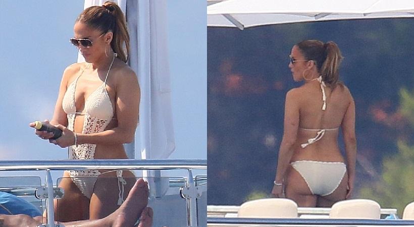 Πάταγος το λευκό μαγιό της Τζένιφερ Λόπεζ (pics)