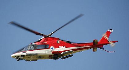 Αεροδιακομιδή δύο παιδιών που τραυματίστηκαν σε τροχαίο στη Χαλκιδική